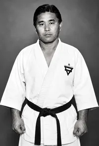 Portrait of Sensei Ken Kawachi in judo attire